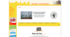 Desktop Screenshot of kronach-grundschule.de